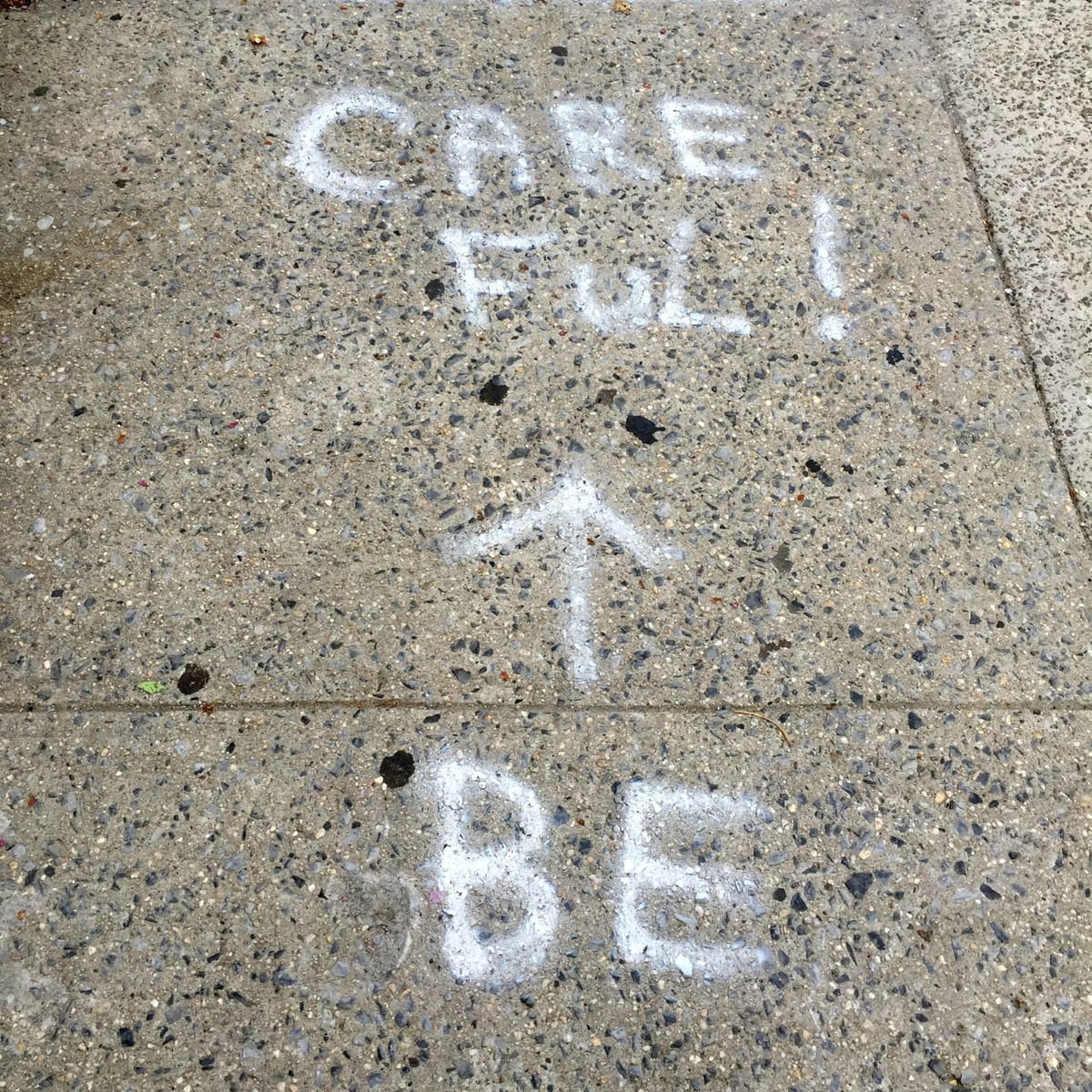 Photo Of The Day: Sidewalk Says