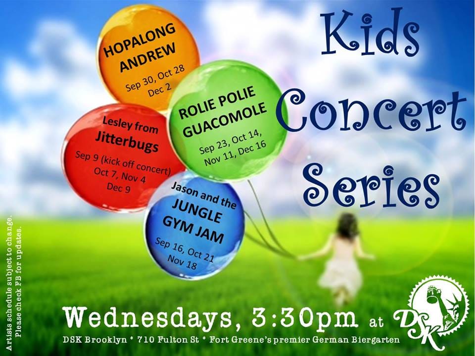 Enjoy Weekly Tunes At DSK’s Kids Concert Series