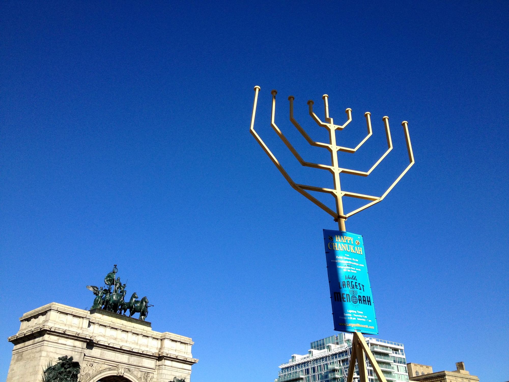 Celebrate Chanukah At The Lighting Of The World's Largest Menorah At