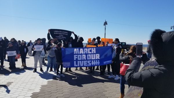 Hundreds In Coney Island Attend The #MarchForOurLives