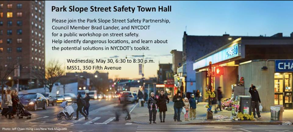 Share Ideas On Improving Street Safety In Park Slope Next Wednesday