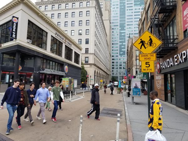 Downtown Brooklyn’s New “Shared Streets” Popular With Locals