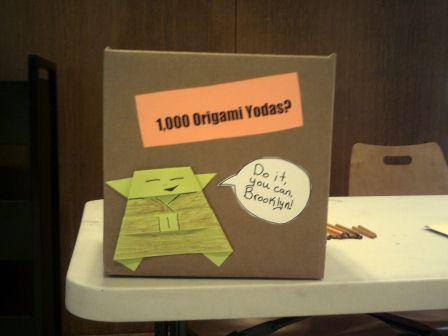 Central Library Is Trying To Collect 1,000 Origami Yodas And Darth Papers