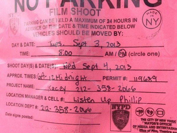 Jason Schwartzman Film ‘Listen Up Philip’ Shooting On 9th Street Wednesday