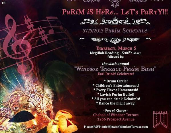 Drum Circle, Hamentash Workshop, Mask-Making & More Ways To Celebrate Purim In Our Area