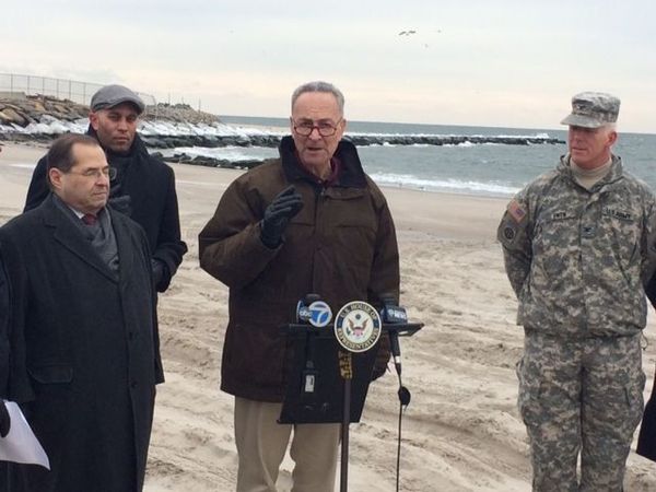 Elected Officials Break Ground On T-Groins To Prevent Beach Erosion In Seagate