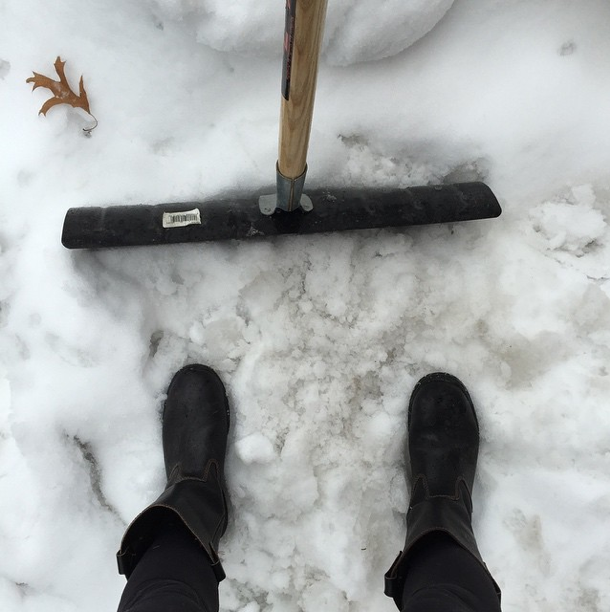Photo Of The Day: Shoveling