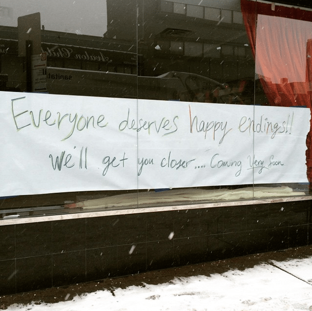 Happy Endings Promised On Corner Of 5th Avenue & 15th Street