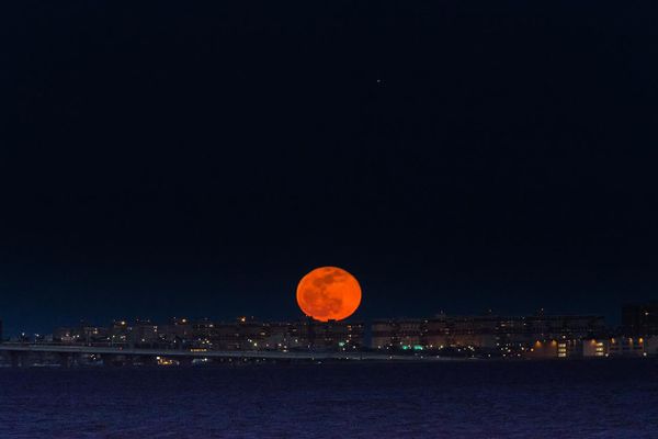 Morning Mug: Moon Over Rockaway
