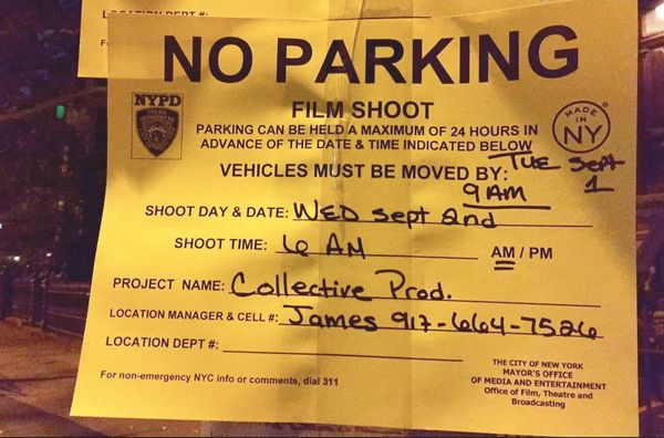 Parking On Park Place A Problem While Film Shoot Is Present