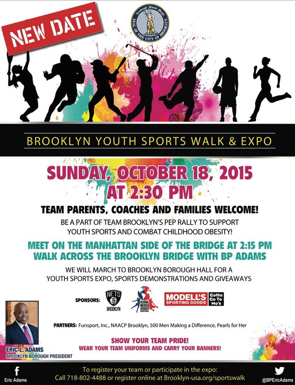 Things To Do This Weekend, Through October 18: Brooklyn Youth Sports Walk, Men Who Cook, And Gender Identity Discussion