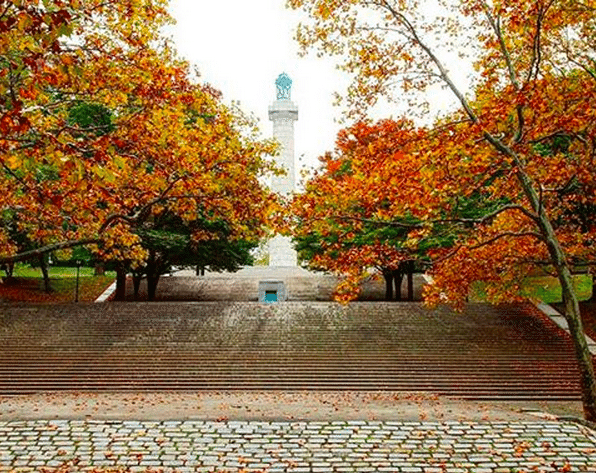 Photo Finish: Autumn Leaves Over The Prison Ship Martyrs Monument
