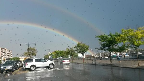 Morning Mug: “Be Thou The Rainbow In The Storms Of Life. The Evening Beam That Smiles The Clouds Away, And Tints Tomorrow With Prophetic Ray.” — Lord Byron