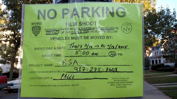 Film Shoot On East 18th Street This Week