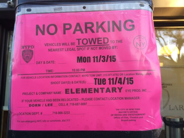 CBS’s Elementary Filming In The Area On Tuesday