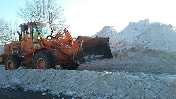 What’s Up With That Giant Snow Pile Blocking Bay Parkway?