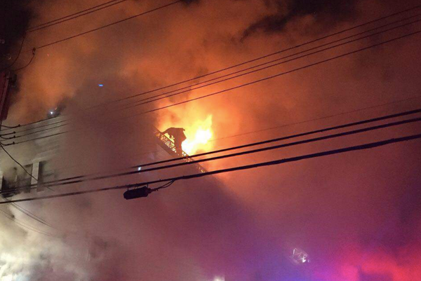 Fire Consumes Building On Voorhies Avenue, 5 Hospitalized