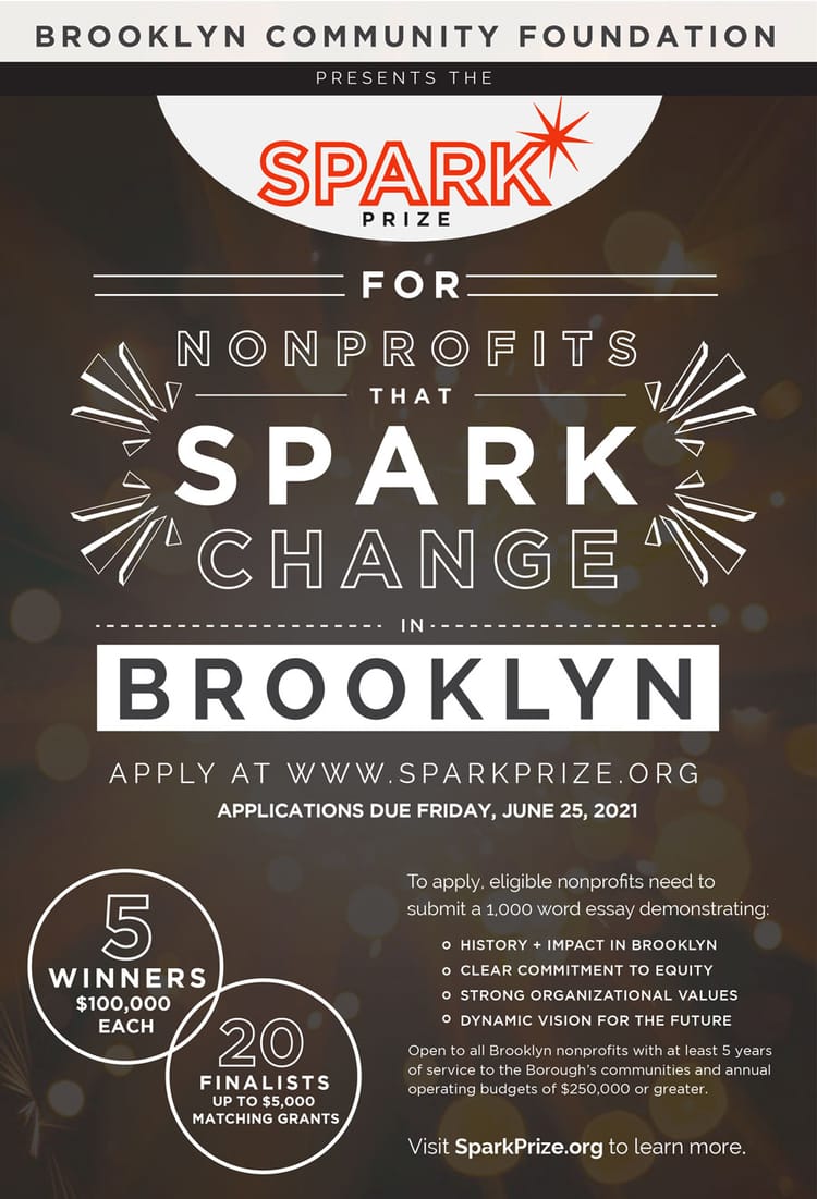 Applications Open For Spark Prize For Brooklyn Nonprofits