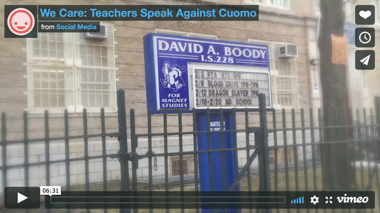 Local Teachers Slam Cuomo’s Proposed Education Reform [Video]