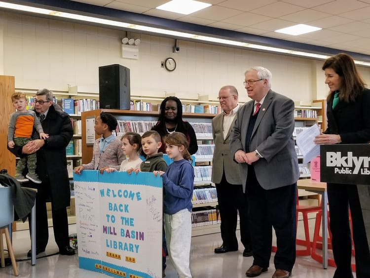 Mill Basin Library Reopens Delighting Old And Young (PHOTOS+VIDEO)