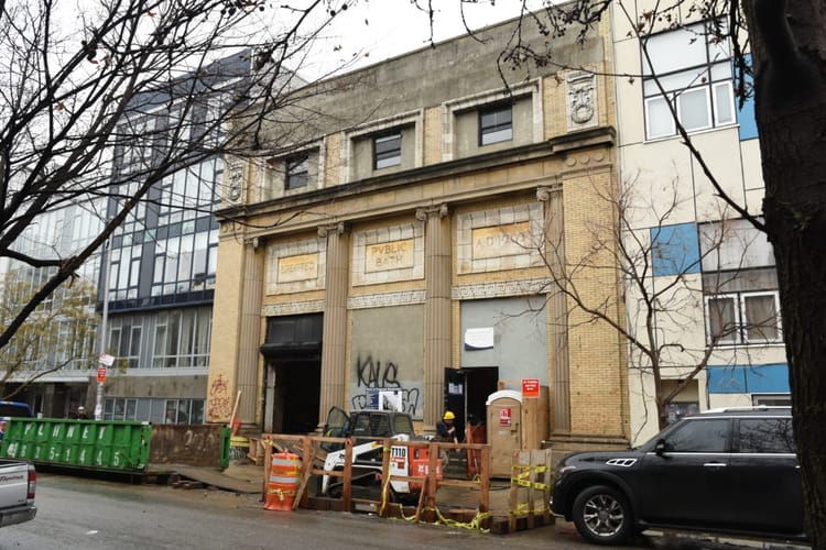 Construction Underway As Iconic Greenpoint Bathhouse Becomes Apartments