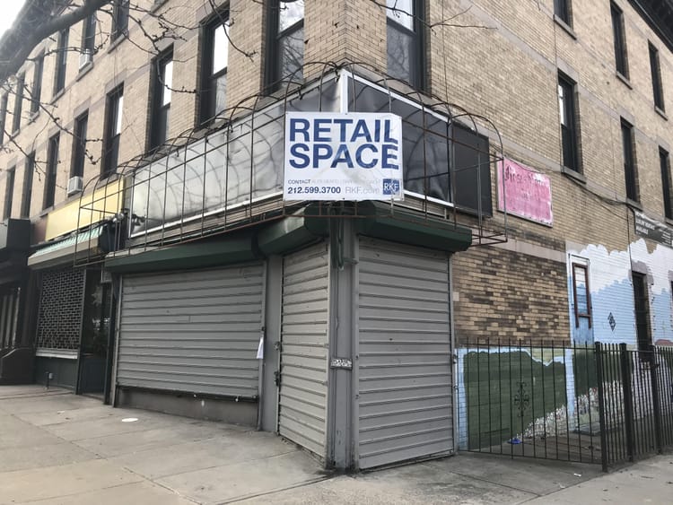 Vacant Storefronts on Vanderbilt Avenue