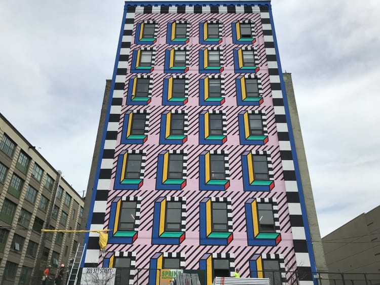 Public Art: An Eye-Catching Mural At Industry City & The Return Of Coney Art Walls