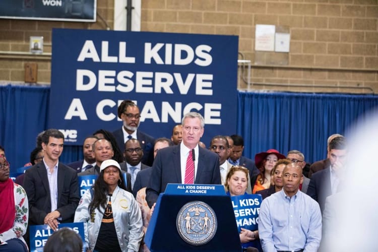 New York City Mayor Bill de Blasio suggests changes to elite high school admissions are just the beginning