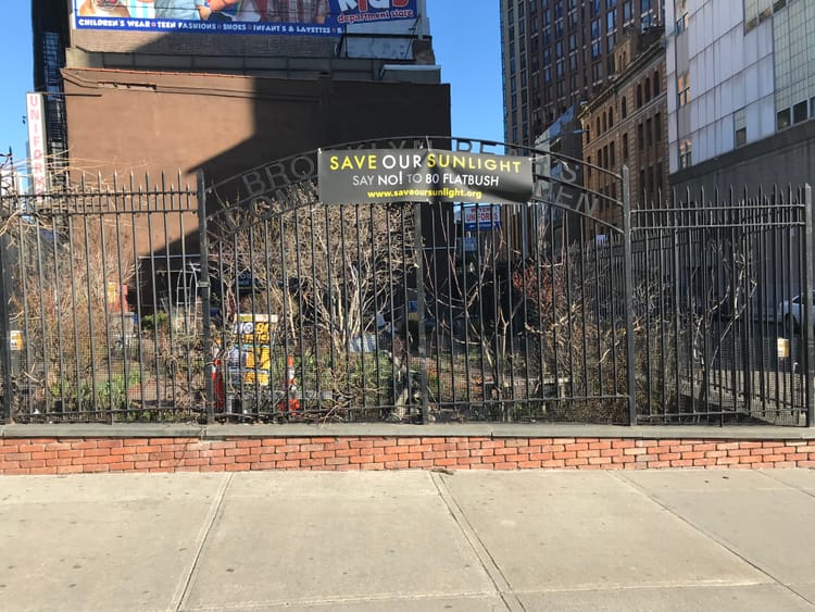 Rockwell Place Garden Celebrates Solstice As Looming Towers Threaten