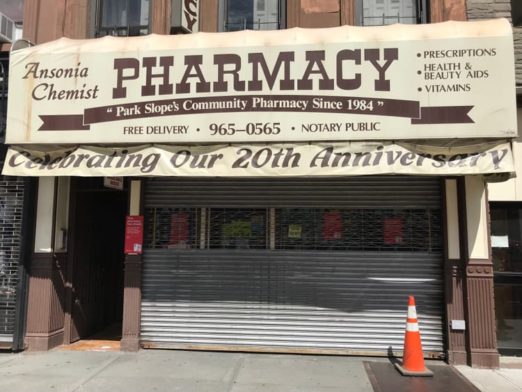 Ansonia Chemist: Another 7th Avenue Institution Shutters