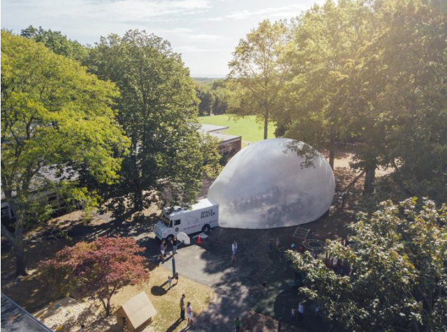 BPL Presents Week-Long ‘Democracy Lab’ In Inflatable Bubble Pavilion