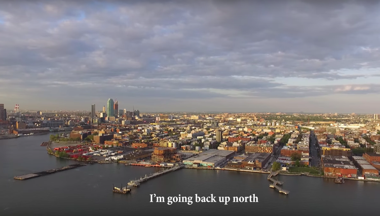 Flying High Over Greenpoint in a New Music Video