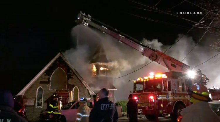 Historic Church Burns in Sheepshead Bay [VIDEO]