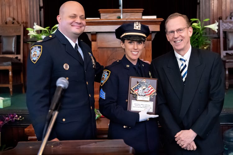 Sergeant Natalie Breier Awarded 78th Precinct’s Police Officer Of The Year