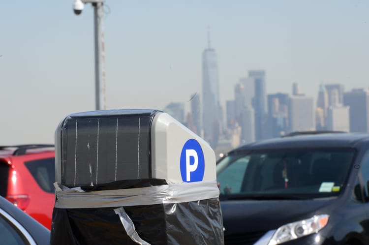 New Parking Meters At 58th Street Pier In Sunset Park