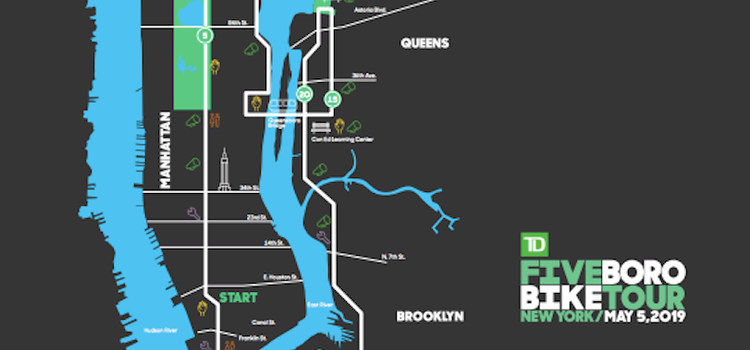 Five Boro Bike Tour: Brooklyn Road Closures, May 5th