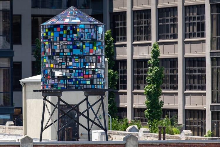 Meet The Artist Behind Brooklyn’s Kaleidoscopic Water Towers