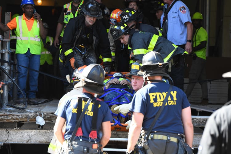 Worker Stable After Falling At Coney Island Construction Site