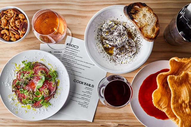 Natural Wine Bar Cosmico Brings Latin Flavors and Parisian Vibrancy to National Sawdust