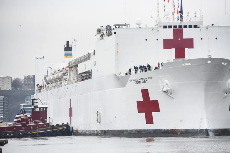 Briefing 3/31: USNS Comfort, More Deaths, Empty Streets