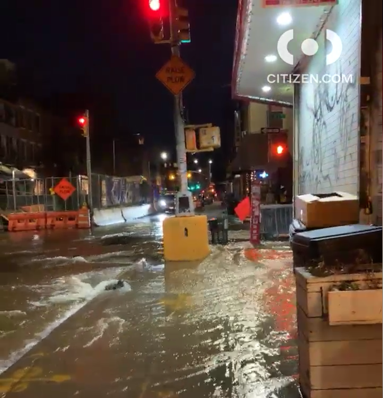 Williamsburg Water Main Break Suspends L Train and Cuts Local Water Service