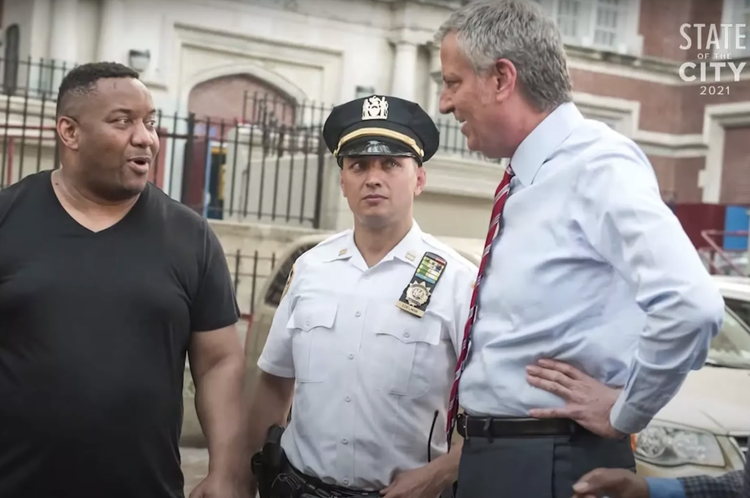 NYPD Precinct Commander Ousted After Brutality Video Shows up in de Blasio Slideshow