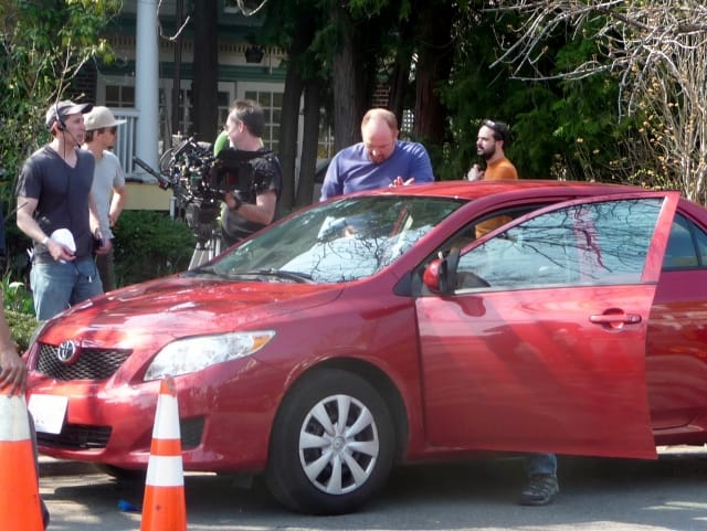 Louis C.K. Filming on Westminster