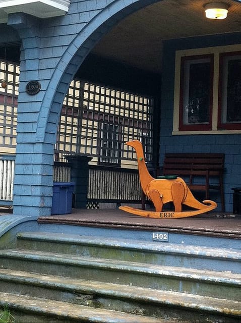 Porch Dinosaur