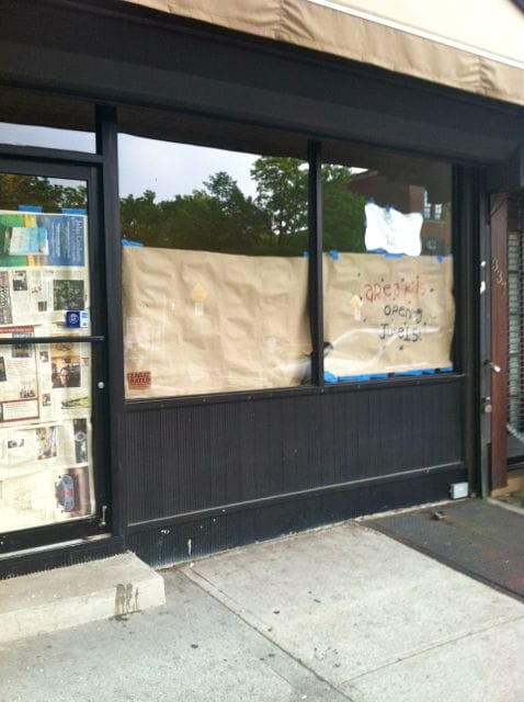 Sitting on Coney Island Avenue