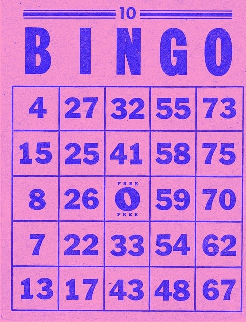 Bingo Tonight at Sycamore