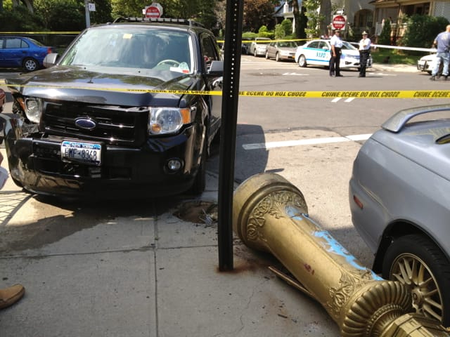 Car Accident on Avenue H at Westminster