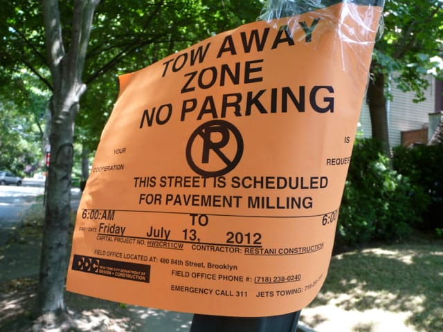 Pavement Milling Along Glenwood Road Tomorrow