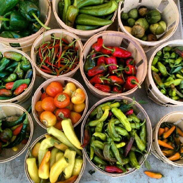 Banana, Chili, Poblano