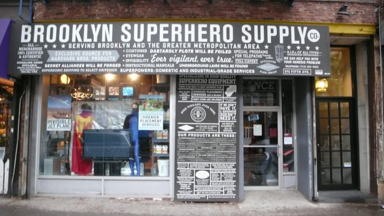 Park Slope’s Best Storefront: Brooklyn Superhero Supply Co.